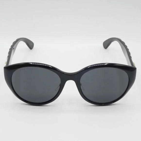GUCCI GG0814SK 001 BLACK GREY CAT EYE WOMEN'S AUTHENTIC SUNGLASSES 56-20… - Picture 4 of 12